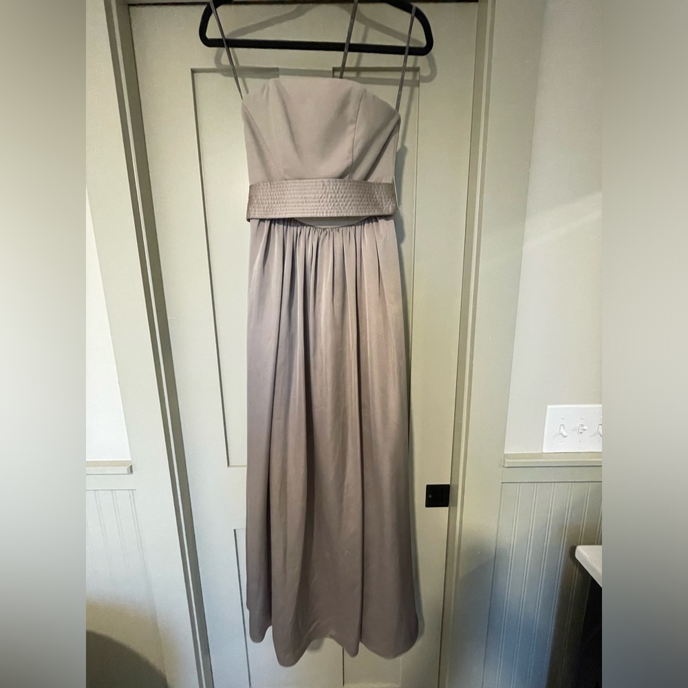 Vera Wang smoky lavender dress